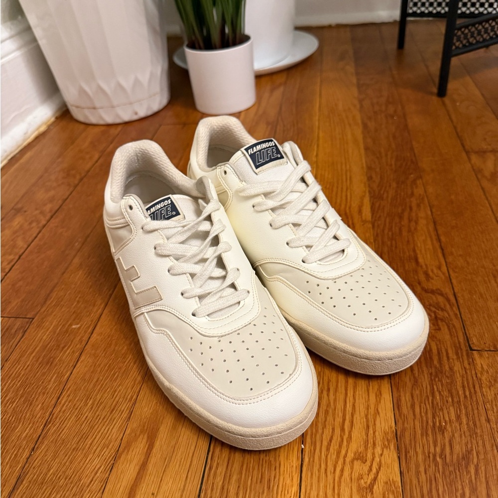 White Leather Men’s Sneakers